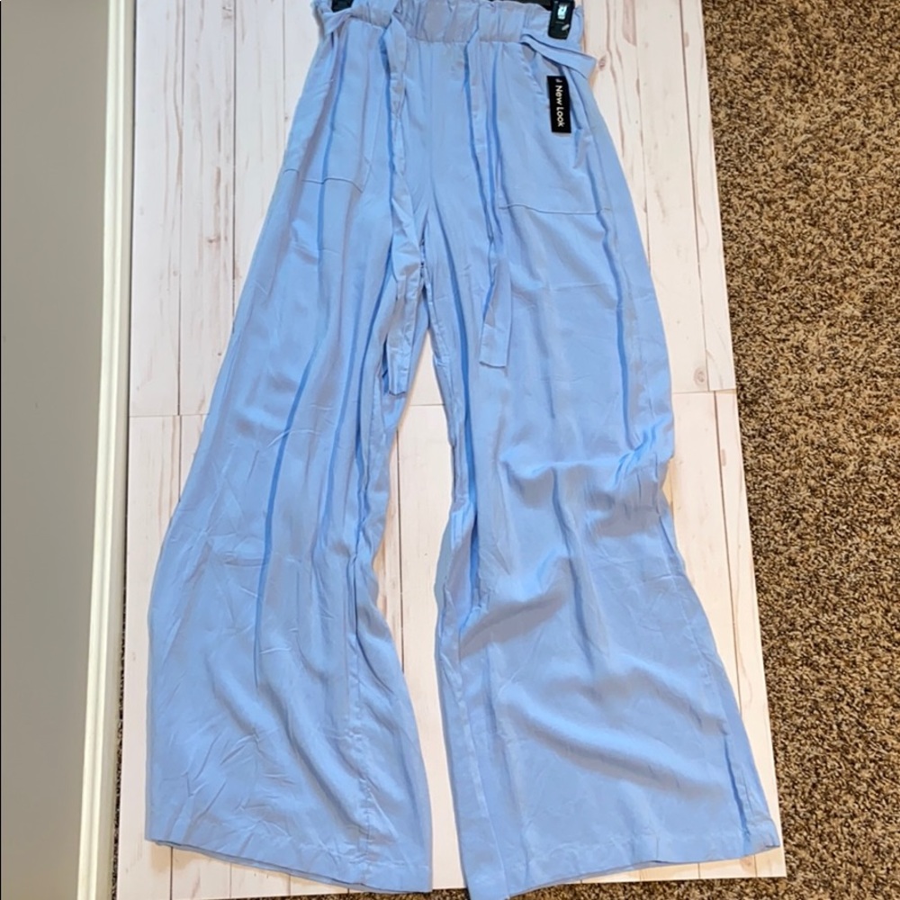 Blue high waisted bell bottoms pants